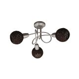 DEKORATIVNI REFLEKTOR BRILONER NATURE 3XE14 TEMNO RJAV