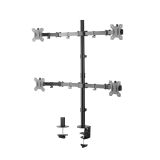 NOSILEC ZA MONITOR NEOMOUNTS GIBLJIVI NOSILEC ZA 4 MONITORJE 13-32", 6 KG, FPMA-D550D4BLACK