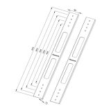 STENSKI NOSILEC ZA ZASLON NEOMOUNTS VESA RAZŠIRITVENI MODUL 400=>500, 600 AWL-250BL16