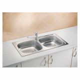 NERJAVNO POMIVALNO KORITO ALVEUS BASIC 70, SATIN 860X435 MM