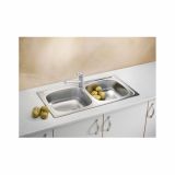 NERJAVNO POMIVALNO KORITO ALVEUS BASIC 70, SATIN 860X435 MM