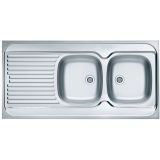 NERJAVNO POMIVALNO KORITO ALVEUS CLASSIC 100, LEINEN 1200X600 MM DESNI