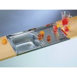 NERJAVNO POMIVALNO KORITO ALVEUS CLASSIC 50, NAT 900X600 MM DESNI