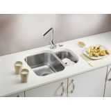 NERJAVNO POMIVALNO KORITO ALVEUS DUO 70, SATIN 560X440 MM