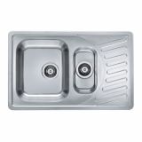 NERJAVNO POMIVALNO KORITO ALVEUS ELEGANT 110, SATIN 810X510 MM