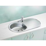 NERJAVNO POMIVALNO KORITO ALVEUS FORM 50, LEINEN 832X437 MM