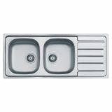 NERJAVNO POMIVALNO KORITO ALVEUS LINE 100, SATIN 1160X500 MM