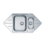 NERJAVNO POMIVALNO KORITO ALVEUS LINE 40, LEINEN 985X500 MM