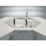 NERJAVNO POMIVALNO KORITO ALVEUS LINE 40, LEINEN 985X500 MM