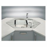 NERJAVNO POMIVALNO KORITO ALVEUS LINE 40, SATIN 985X500 MM