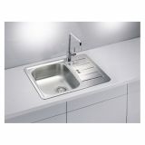 NERJAVNO POMIVALNO KORITO ALVEUS LINE 60, SATIN 615X500 MM