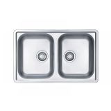 NERJAVNO POMIVALNO KORITO ALVEUS LINE 90, SATIN 790X500 MM