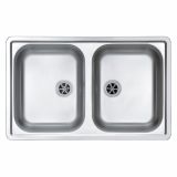 NERJAVNO POMIVALNO KORITO ALVEUS LINE 90, SATIN 790X500 MM