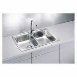 NERJAVNO POMIVALNO KORITO ALVEUS LINE 90, SATIN 790X500 MM