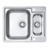 NERJAVNO POMIVALNO KORITO ALVEUS LINE MAXIM 50, SATIN 615X500 MM