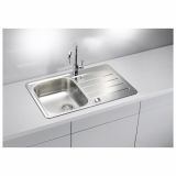 NERJAVNO POMIVALNO KORITO ALVEUS LINE MAXIM 80, SATIN 790X500 MM