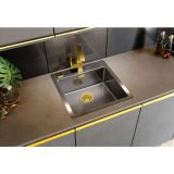 NERJAVNO POMIVALNO KORITO ALVEUS MONARCH PURE 30 ANTHRACITE 515X525 MM