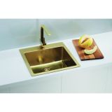 NERJAVNO POMIVALNO KORITO ALVEUS MONARCH PURE 30, BRONZE 515X525 MM