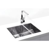 NERJAVNO POMIVALNO KORITO ALVEUS MONARCH QUADRIX 120 ANTHRACITE 581X436, DESNI