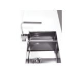 NERJAVNO POMIVALNO KORITO ALVEUS MONARCH QUADRIX 120 ANTHRACITE 581X436, LEVI