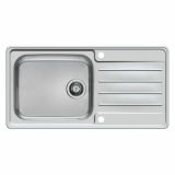 NERJAVNO POMIVALNO KORITO ALVEUS PRAKTIK 100, SATIN 980X500 MM