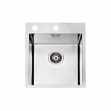 NERJAVNO POMIVALNO KORITO ALVEUS PURE 10, SATIN 405X525 MM