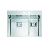 NERJAVNO POMIVALNO KORITO ALVEUS STYLUX 20, SATIN 595X510 MM DESNI