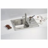 NERJAVNO POMIVALNO KORITO ALVEUS ZOOM MAXIM 10, SATIN 615X500 MM