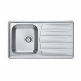 NERJAVNO POMIVALNO KORITO ALVEUS ZOOM MAXIM 30, SATIN 860X500 MM