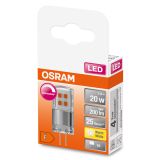 NIZKONAPETOST.LED ŽARNICA OSRAM PIN20 2W/827, G4, 12V SST, DIM, BISTRA