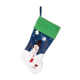 STENSKA DEKORACIJA GLOSSTYLE NOGAVICA IZ FILCA 53 CM BOŽIČEK ALI SNEŽAK