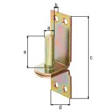 DOLGA SPONA ALBERTS NOSILEC FI 10X90X30 MM