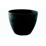 PE ZUNANJI LONEC NOVA OKROGEL 43CM V33 ČRN