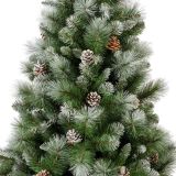 NOVOLETNA JELKA 150 CM LEDENA S STORŽI NORWICH PINE