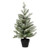 NOVOLETNA JELKA DECORIS 45 CM, ZASNEŽENA ALLISON MINI