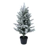 NOVOLETNA JELKA DECORIS 60 CM, ZASNEŽENA ALLISON MINI