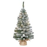 NOVOLETNA JELKA DECORIS 90 CM, ZASNEŽENA LED 50L IMPERIAL MINI