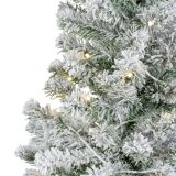 NOVOLETNA JELKA DECORIS 90 CM, ZASNEŽENA LED 50L IMPERIAL MINI