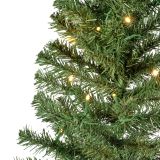 NOVOLETNA JELKA DECORIS 90 CM, ZELENA LED 50L IMPERIAL MINI