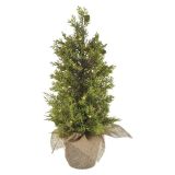 NOVOLETNA JELKA EMOS LED 50CM ZUNANJA/NOTRANJA TOPLO BELA, ČASOVNIK