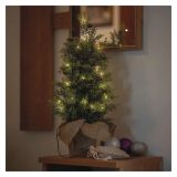 NOVOLETNA JELKA EMOS LED 50CM ZUNANJA/NOTRANJA TOPLO BELA, ČASOVNIK