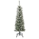 NOVOLETNA JELKA EVERLANDS 120 CM ZASNEŽENA PENCIL PINE