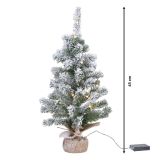 NOVOLETNA JELKA EVERLANDS 45 CM ZASNEŽENA Z LUČKAMI