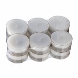 NOVOLETNA SVEČA GALA-KERZEN ČAJNA MAXI DIŠEČA 12/1 LET IT SNOW BELO SIVA