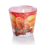 SVEČA V KOZARCU MULLER 115 G POMARANČA CIMET