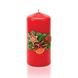 NOVOLETNA SVEČA MULLER TOP EVE 60X130 MM RDEČA