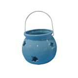 NOVOLETNI SVEČNIK GLOSSTYLE LANTERNA 11.5 CM SORT. PORCELAN13.5X13.5X11.5 CM