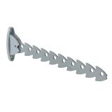 ZLOŽLJIV OBEŠALNIK ZA OBLAČILA HETTICH DIY, 325 MM, SIVA