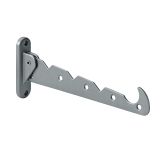 ZLOŽLJIV OBEŠALNIK ZA OBLAČILA HETTICH DIY, 290 MM, SIVA