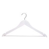 OBEŠALNIK ZELLER PRESENT ZA OBLEKO 4/1 44X23 CM LES, BEL